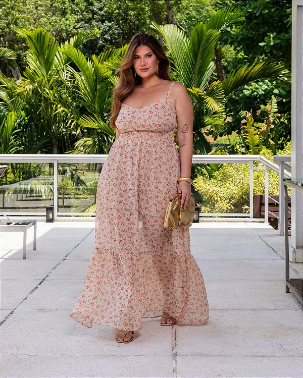 Vestido Longo Floral Liberty 251104