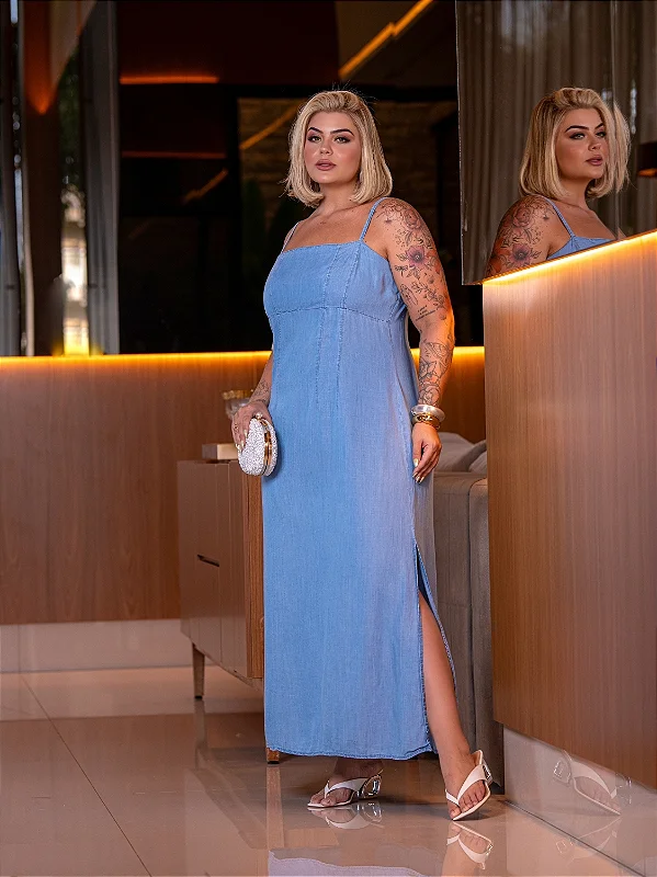 Vestido Longo Jeans 80429
