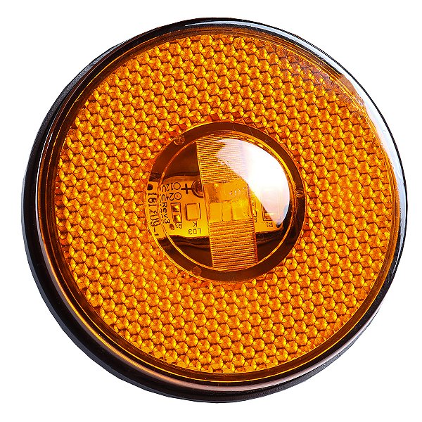 Lanterna Lateral LED ⌀85mm Saída Conector sem Suporte