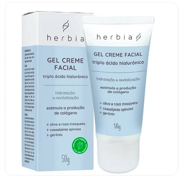 Gel Creme Facial com Ácido Hialurônico
