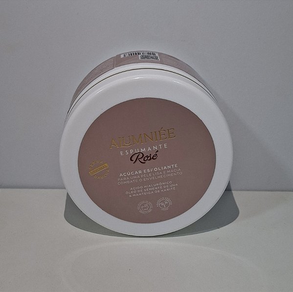 Açúcar Esfoliante Espumante Rosé 200g – Alumniee