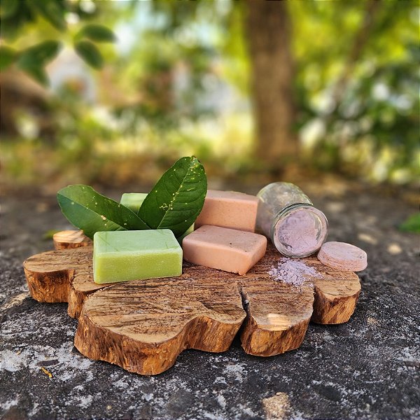 Sabonete de Alecrim + Sabonete de Argila Rosa