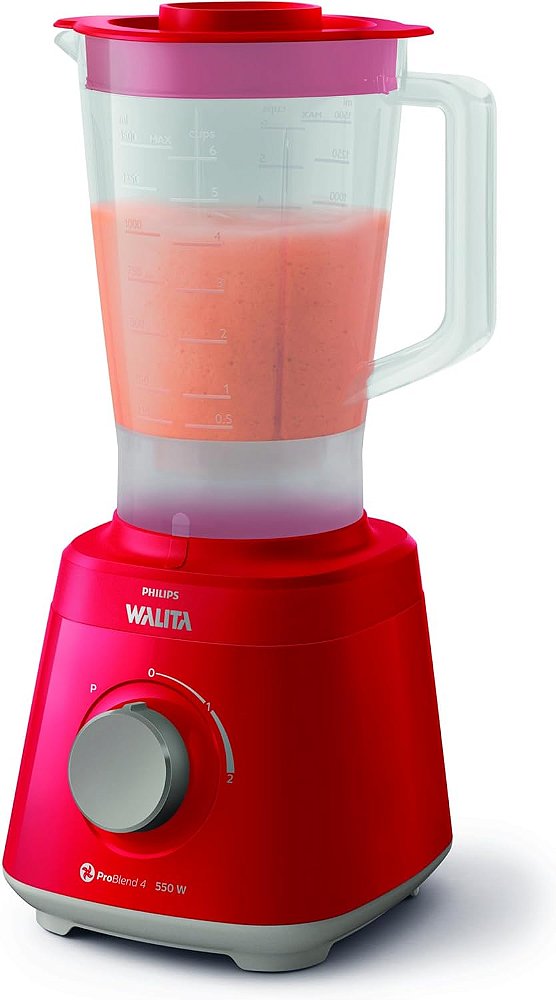Liquidificador Daily Philips Walita 2L Vermelho - 110V