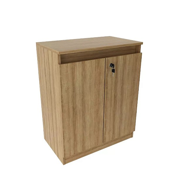 Armário 2 Portas Com Chave Tecnomobili Amêndoa