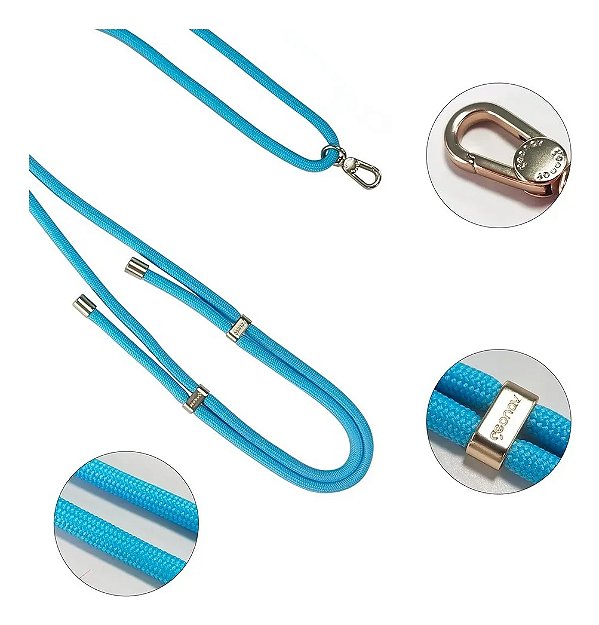 Cordão Universal Ajustável Azul Claro Geonav
