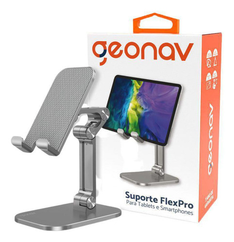 Suporte FlexPro de mesa dobrável para Smartphones e Tablets Geonav