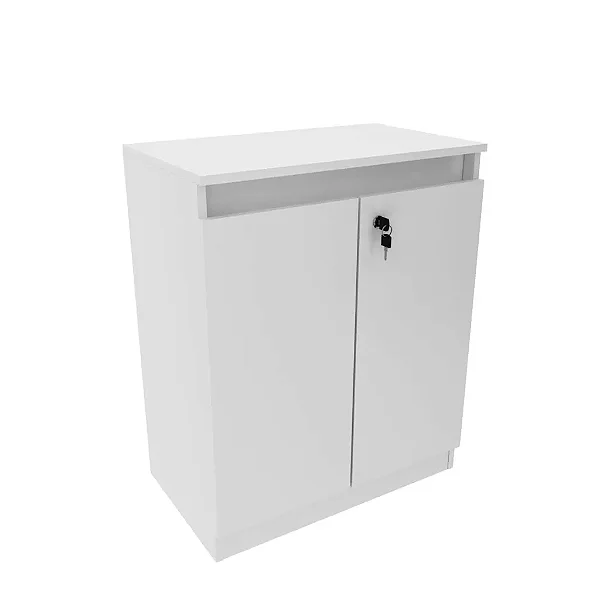 Mesa Escritório Com Gaveta Home Office Tecno Mobili  Branca