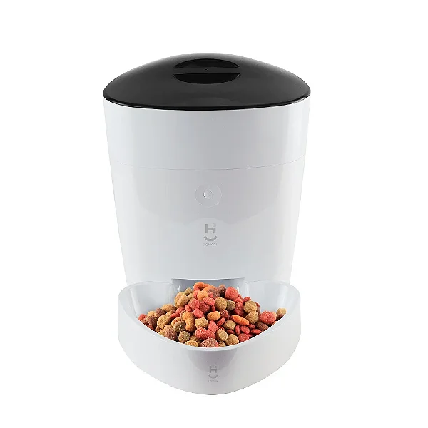 Alimentador Inteligente Geonav Wi-Fi, 4L, Pets, Hi by Compatível com Alexa - Branco