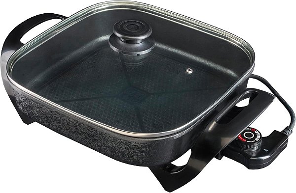 Panela Elétrica Agratto Mangiare 30cm APEQ01I-02 Preta 220V