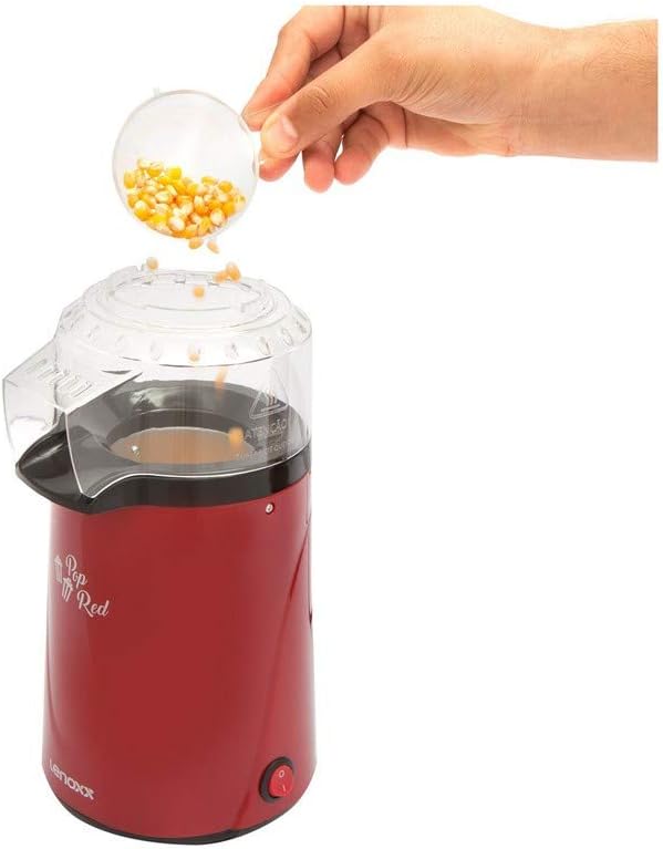 Pipoqueira Elétrica Lenoxx Vermelha - 220v