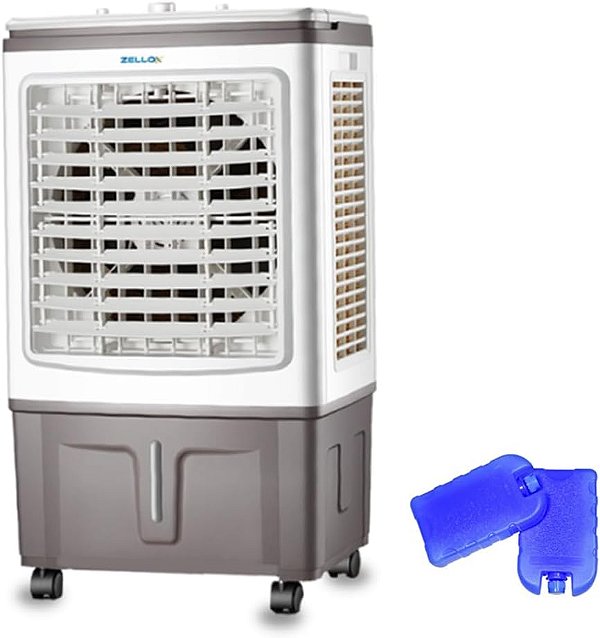 Climatizador de Ar Evaporativo Zlx-30 30litros 100w 4 Funções Branco Zellox - 110V