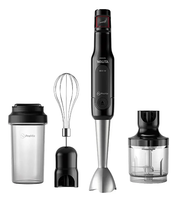 Mixer Pro Philips Walita RI2622 3 em 1 Preto/Inox - 220v