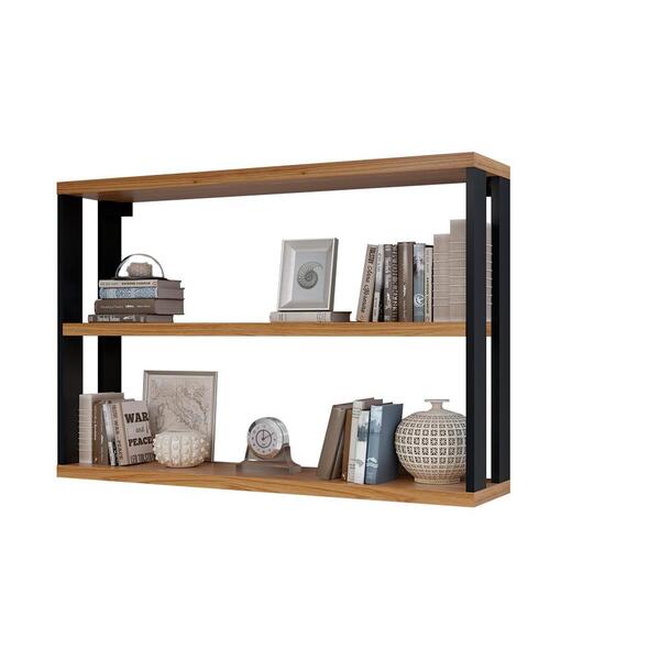 Nicho Retangular Mdf Industrial F26 Dalla Costa Freijó/Preto