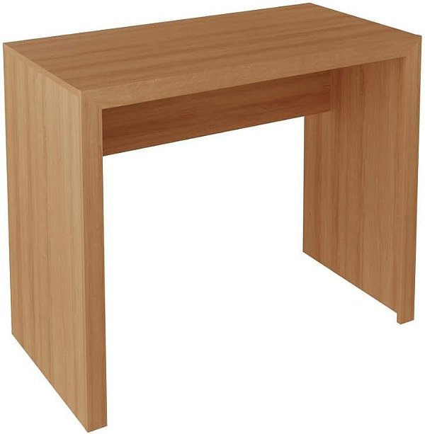 Mesa Escrivaninha Para Computador Home Office Me4139 Amêndoa Tecno Mobili