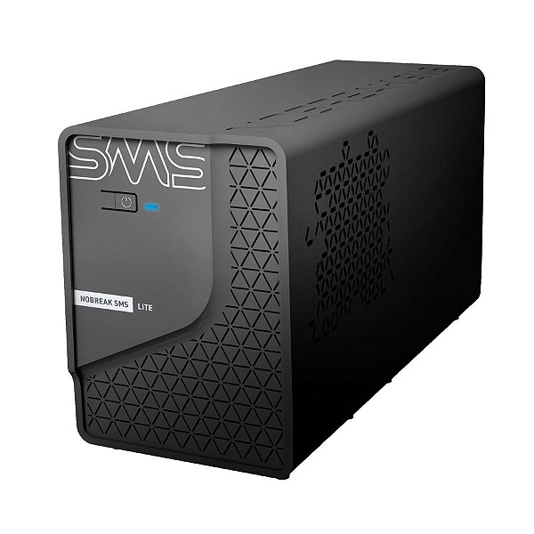 Nobreak 600VA Lite Bivolt 4 Tomadas Preto SMS