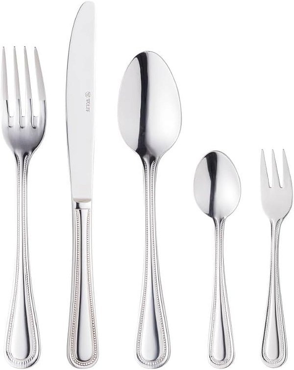 Faqueiro de Aço Inox Pérola 30 Peças WOLFF