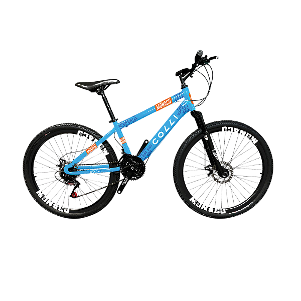 BICICLETA  COLLI MONACO A.26 F.DISCO 21V- AZUL CHMPANHE