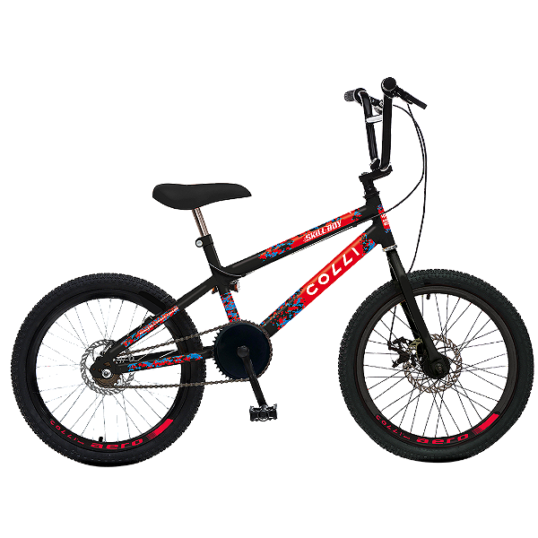 BICICLETA COLLI SKILL BOY ARO 20 - PRETO FOSCO