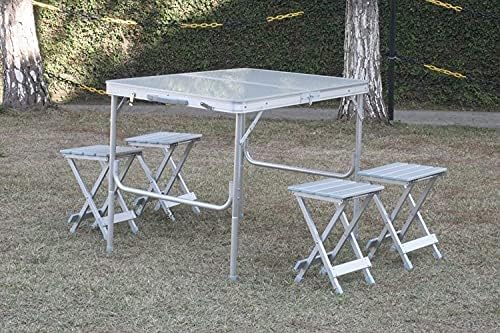 Conjunto de Mesa e Banquetas Maleta Dobrável Royal Nautika