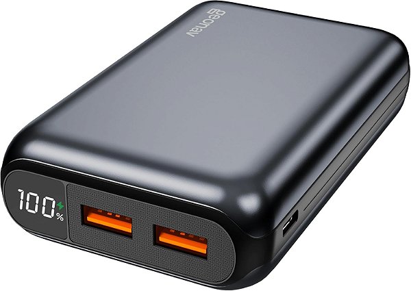 Carregador Portátil 20.000 mAh Preto GEONAV