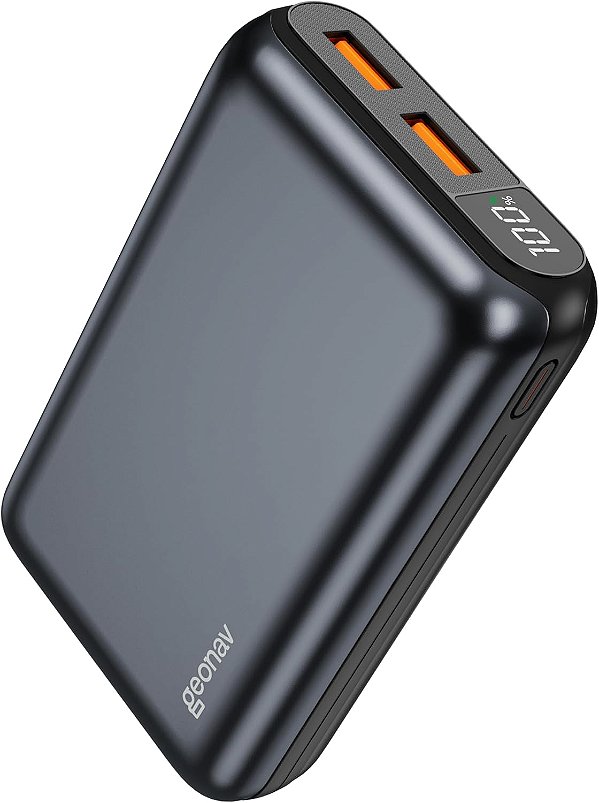 Carregador Portátil 20.000 mAh Preto GEONAV