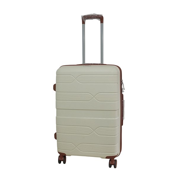 Mala De Viagem Menat Elefante 23kg Polipropileno Branca