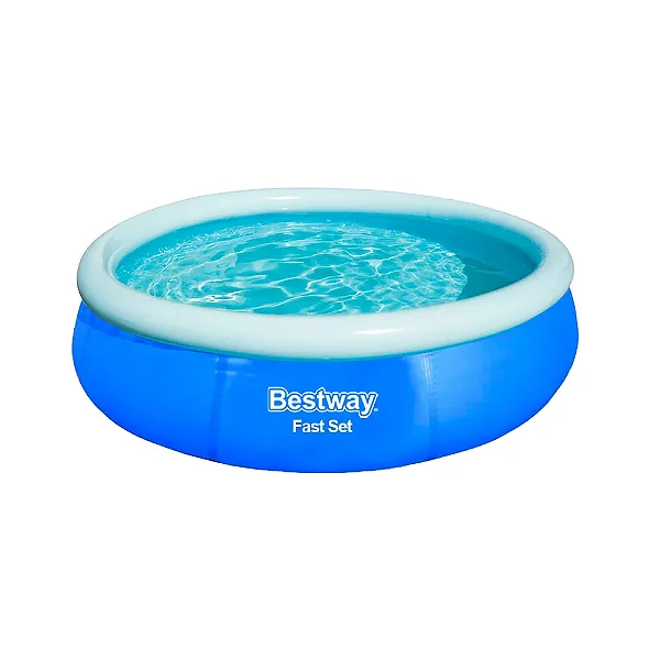 Piscina Inflável Fast Set 1.000 Lt 1,68mx51cmcm Bestway Azul Azul