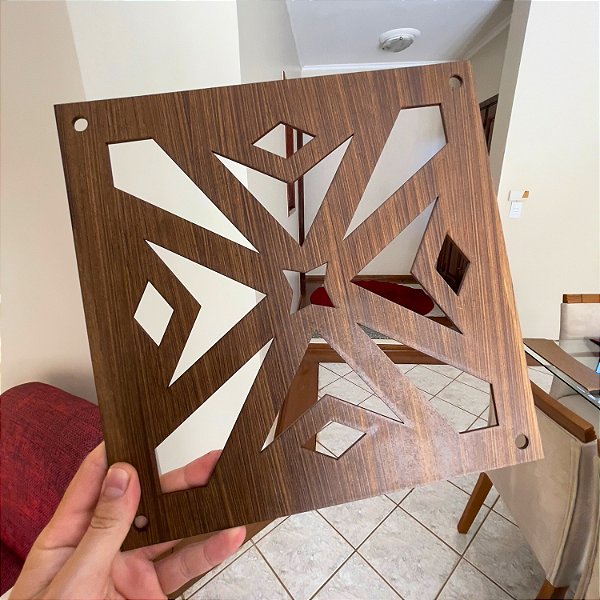 Conjunto 14 Placas Mdf Divisórias  Decorativo Madeira Artesanal