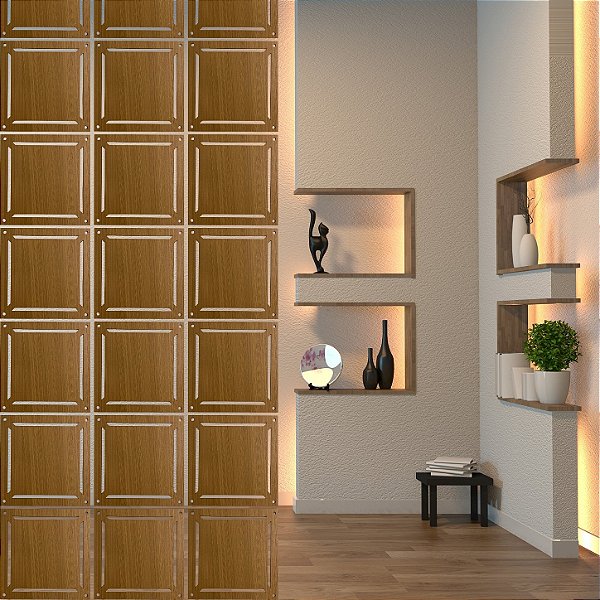 12 Un Divisória De Ambiente Fechada Moldura Placa Decorativa