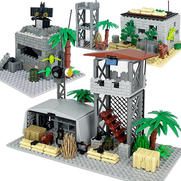 Bases de postos de comando militar - Blocos de montar