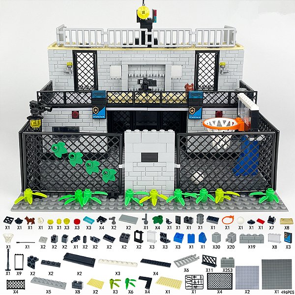 Prisão militar blocos de montar