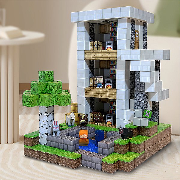 MINECRAFT blocos magnéticos, construir meu mundo