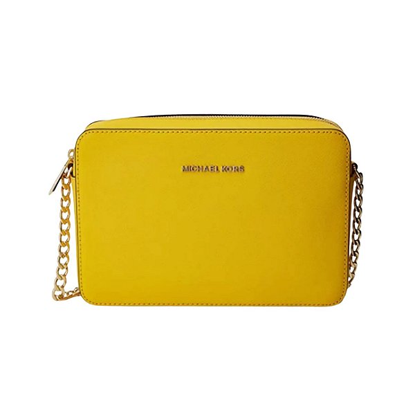 Bolsa Michael Kors Crossbody Jet Set - Amarela