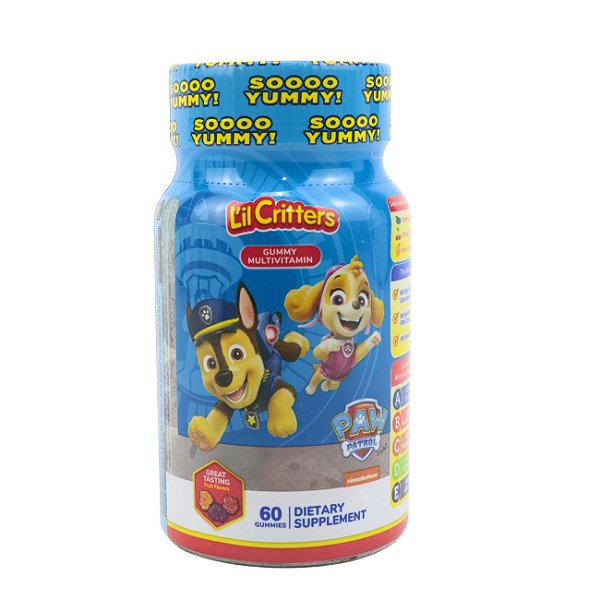 Lil Critters frutas vermelhas  60 gummies