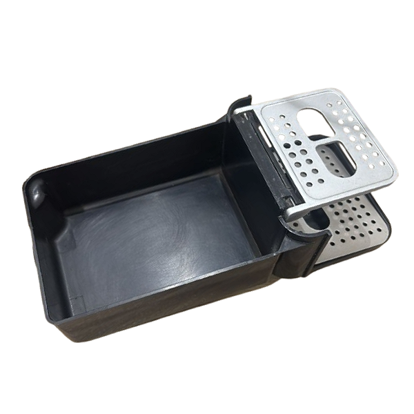 Porta copo cafeteira expresso 3 corações S22 barista prata Com Grade (Usado)