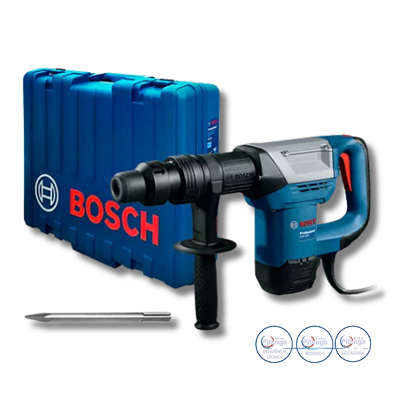 MARTELO DEMOLIDOR BOSCH COM SDS MAX GSH500 1100W  127V