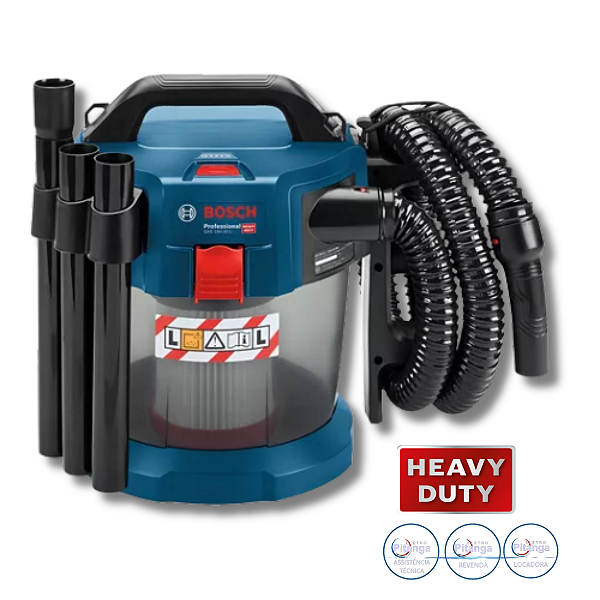 ASPIRADOR DE PÓ BOSCH  GAS18V 10L PREMIUM SEM BATERIA E SEM CARREGADOR