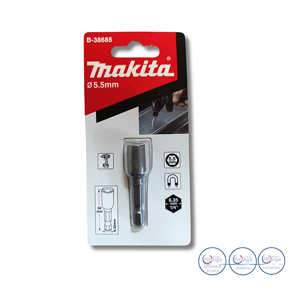 SOQUETE MAGNETICO MAKITA 5.5X50MM B-38685