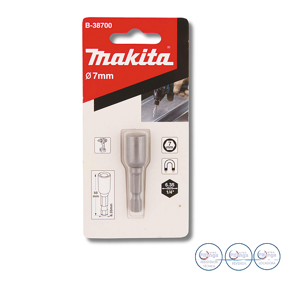SOQUETE MAGNETICO MAKITA 7X50MM B-38700