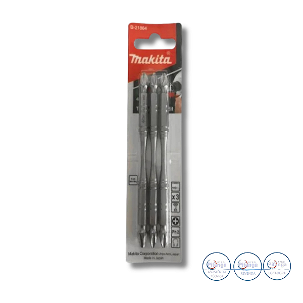 PONTA BITS DE TORCAO MAKITA  PH2-110MM 3PCS B-21864