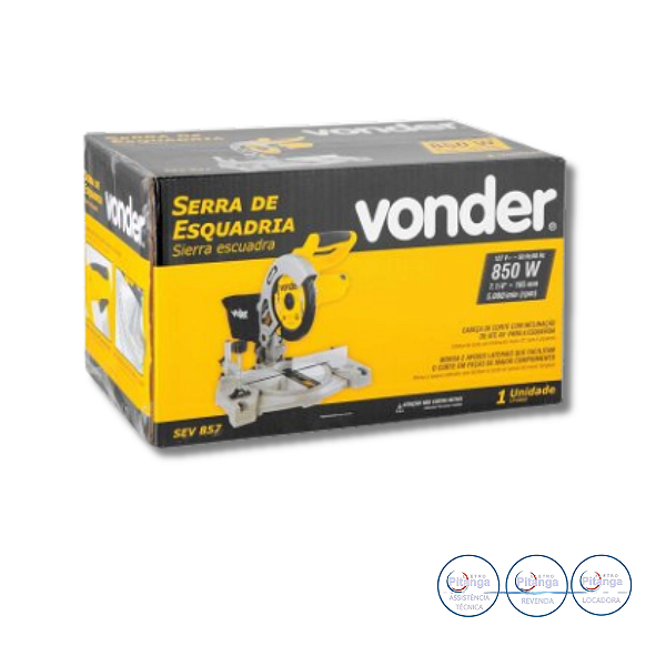SERRA ESQUADRIA VONDER 7. 1 /4  850W 127V