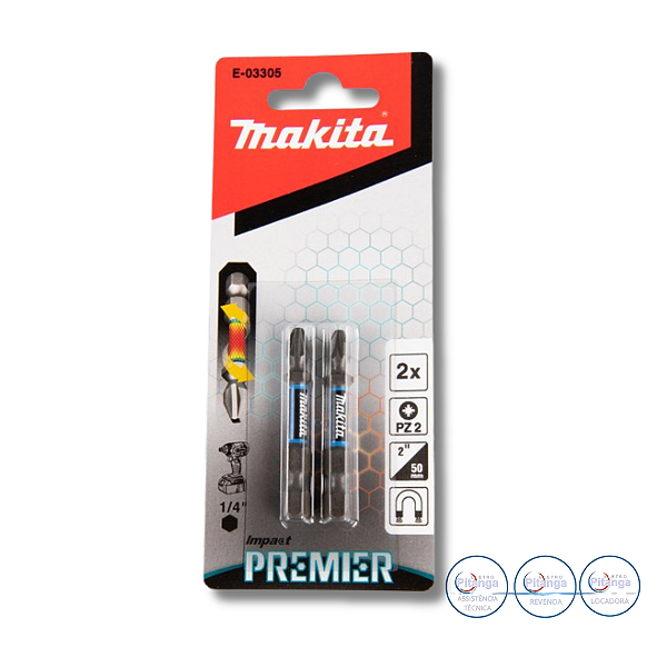 BIT DE TORCAO IMPACT MAKITA  PZ2-50MM  2PCS E-03305
