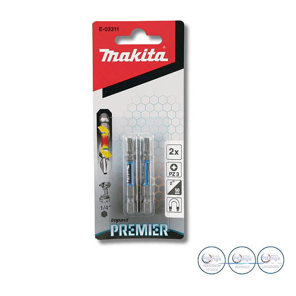 BIT DE TORCAO IMPACT MAKITA PZ3-50MM  2PCS E-03311