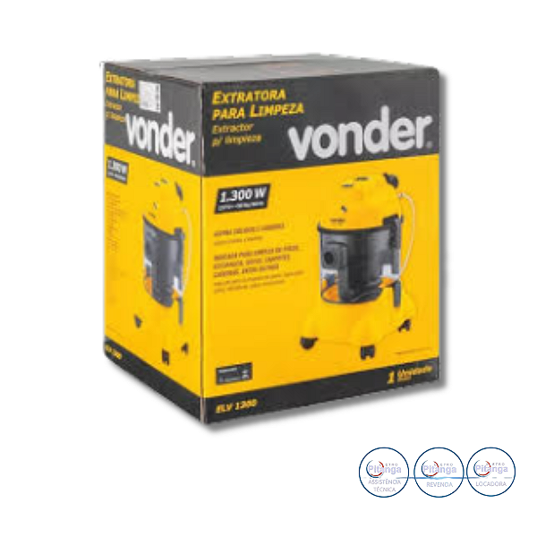 EXTRATORA DE LIMPEZA VONDER 1300W 127V