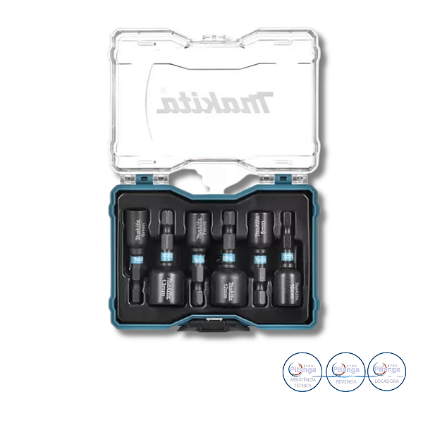 KIT SOQUETES MAGNETICOS IMPACT BLACK MAKITA  E-15768
