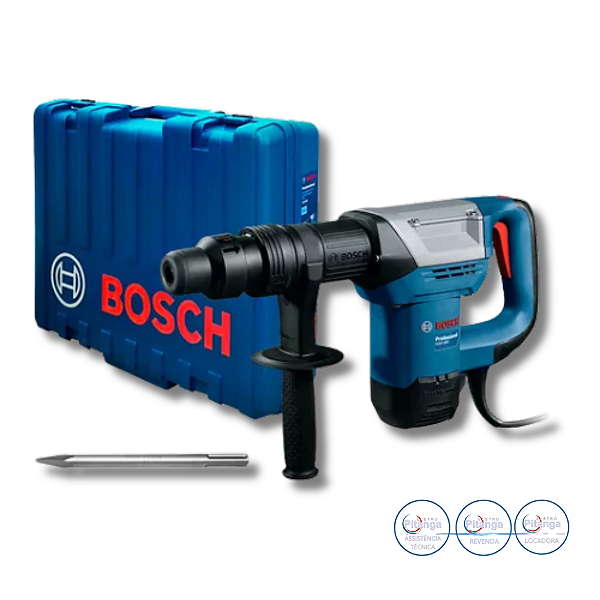 MARTELO DEMOLIDOR BOSCH COM SDS MAX GSH500 1100W  220V