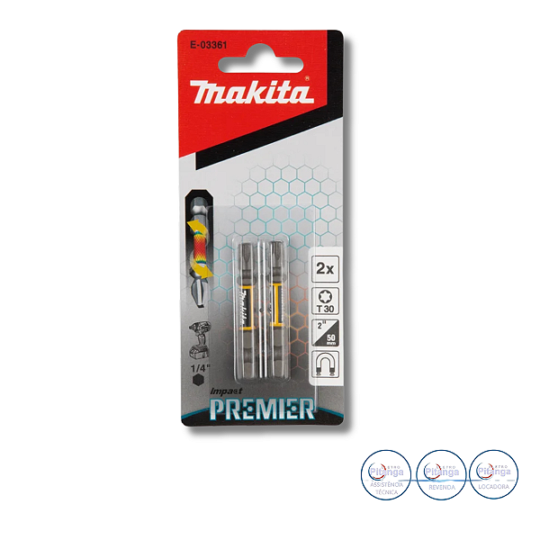 BIT IMPACTO TORK MAKITA T30  2PCS E-03361