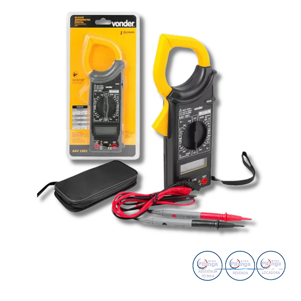 ALICATE AMPERIMETRO DIGITAL VONDER AAV1001 - 38.70.001.001