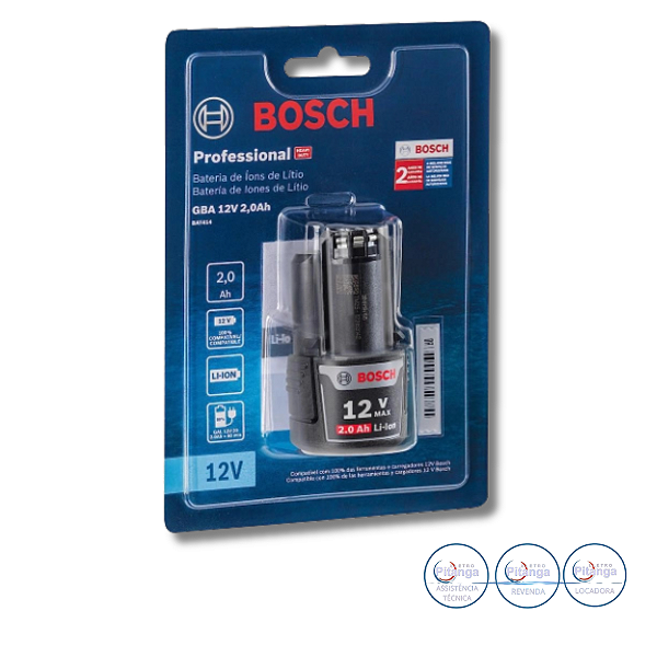 BATERIA DE IONS BOSCH GBA 12V 2,0AH