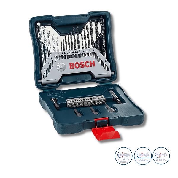 KIT BROCAS E PONTAS BOSCH X-LINE 33 UNIDADES